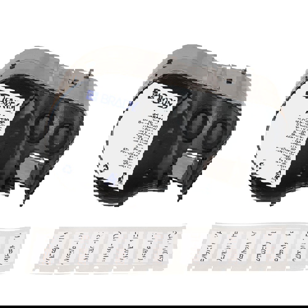 Labels, Ribbons & Tapes; Application: Label Printer Cartridge ; Type: Label Printer Cartridge ; Color Family: White ; Color: Black on White ; Number Of Labels Per Roll: 200 ; For Use With: BMP51; BMP53; M511